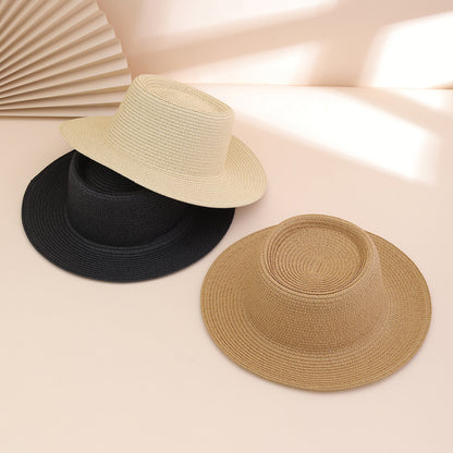 A Stylish And Versatile  Foldable Concave Sun Hat For Ladies