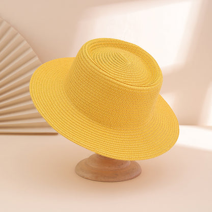 A Stylish And Versatile  Foldable Concave Sun Hat For Ladies