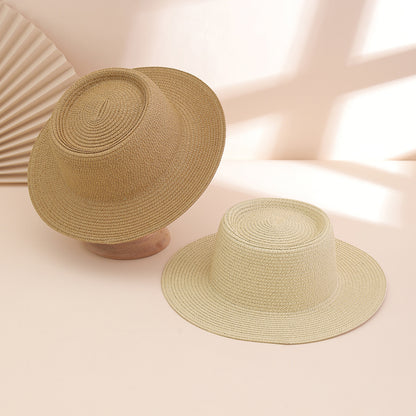 A Stylish And Versatile  Foldable Concave Sun Hat For Ladies