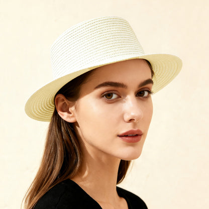A Stylish And Versatile  Foldable Concave Sun Hat For Ladies