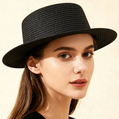 A Stylish And Versatile  Foldable Concave Sun Hat For Ladies